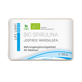 Bio Spirulina - jodfreie Mikroalgen (90 Tabletten)