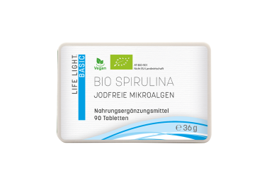 Bio Spirulina - jodfreie Mikroalgen (90 Tabletten)