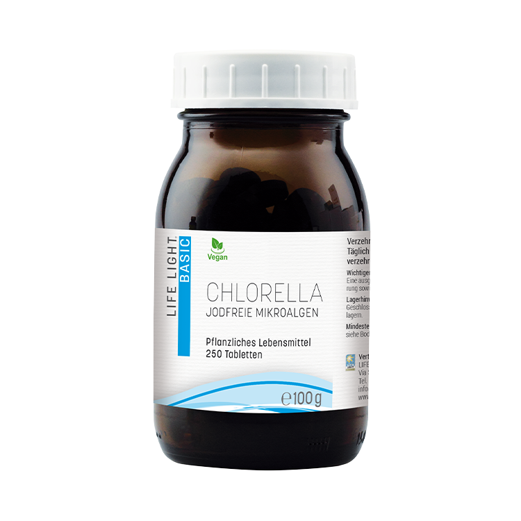 Chlorella Mikroalgen Tabletten (250 Tabletten)