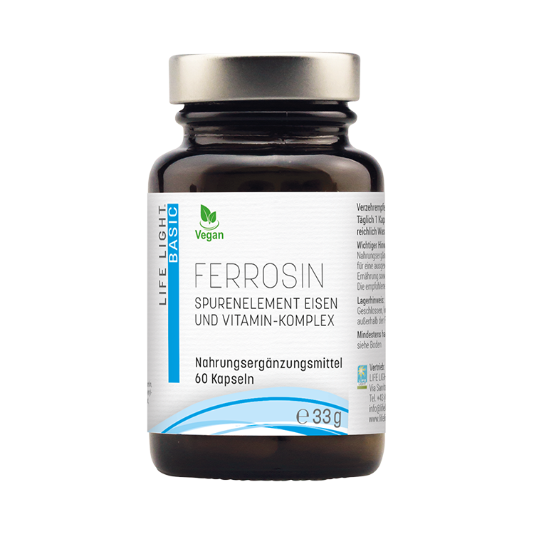 Ferrosin, Eisen-Vitaminkomplex (60 Kapseln)