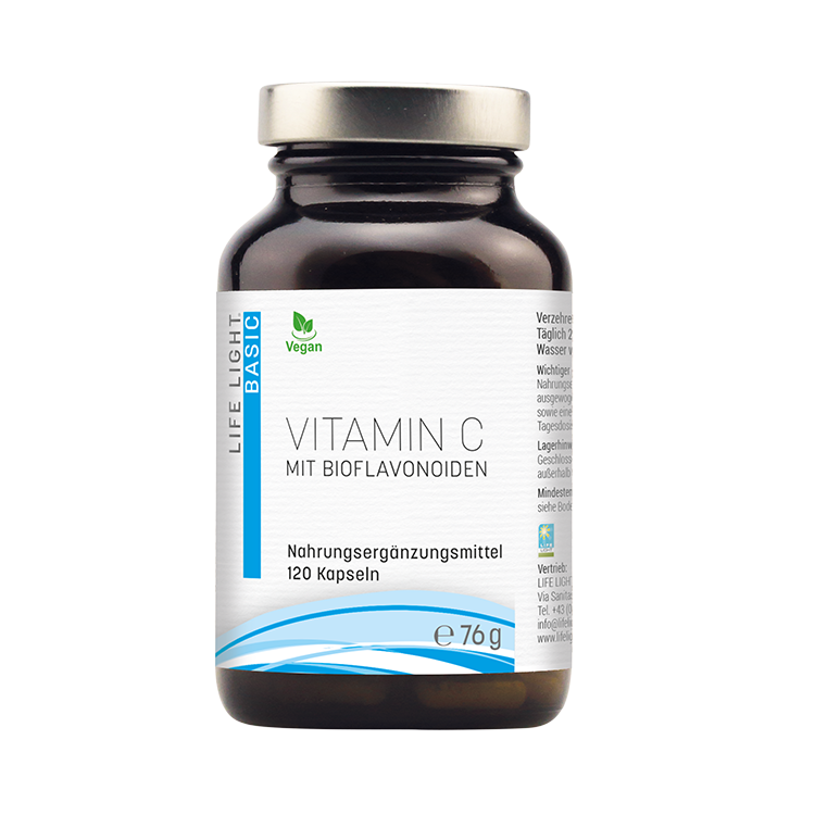Vitamin C + Bioflavonoiden (120 Kapseln)