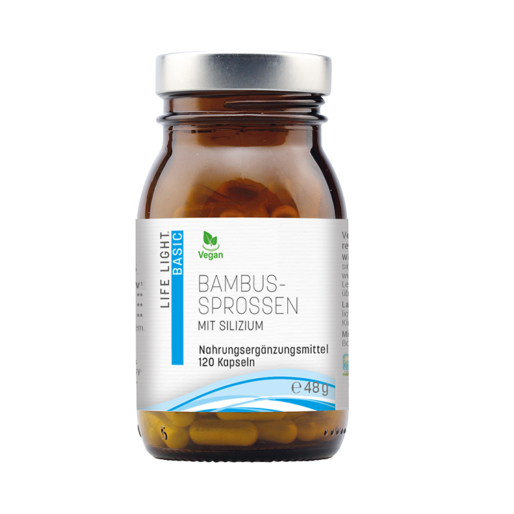 Bambussprossen - 210mg Silizium (120 Kapseln)